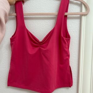 hot pink crop top
